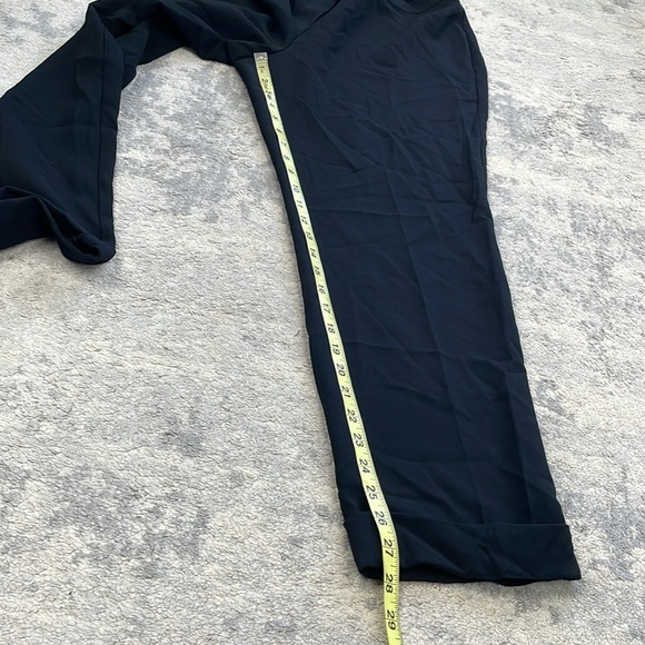 Marina Rinaldi Cady Trousers Black Career Office Pants Stretch Waist Plus Sz 16 - Picture 12 of 12